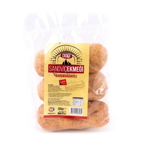 DOLA GLUTENSİZ KARABUĞDAYLI SANDİVİÇ EKMEĞİ 300 G